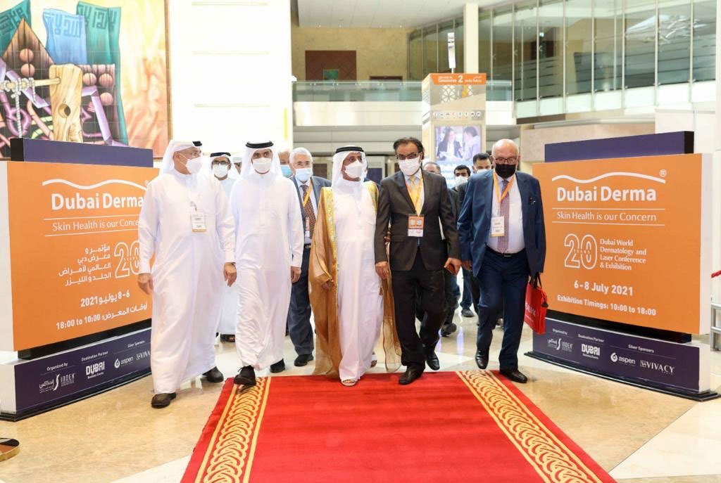 Hasher Bin Maktoum Al Maktoum Inaugurates the 20th edition of Dubai Derma